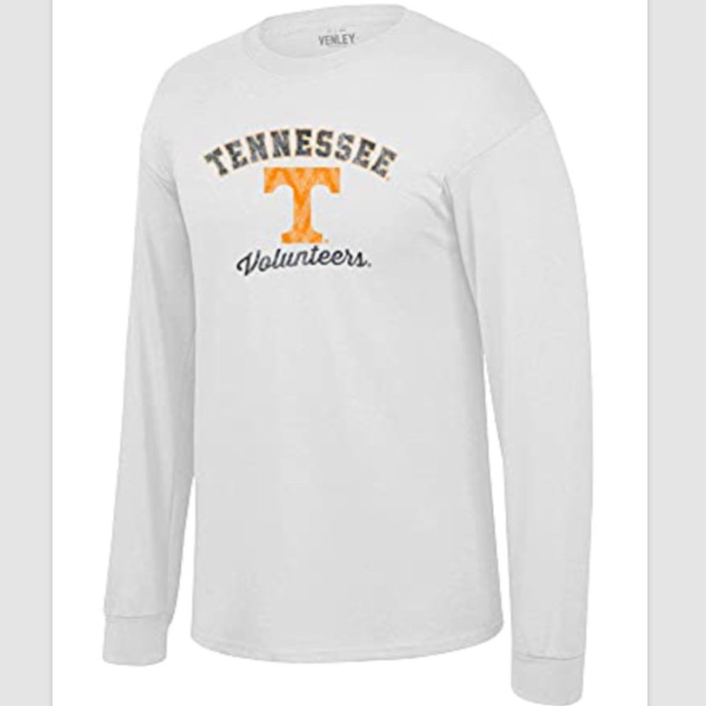 VENLEY NCAA Tennessee Volunteers Long Sleeve T-Shirt Size XL - White
